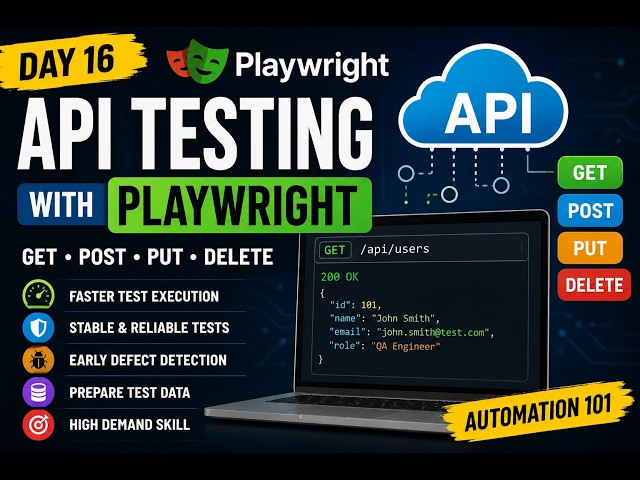 Playwright API Testing Tutorial | GET, POST & DELETE Requests From Scratch