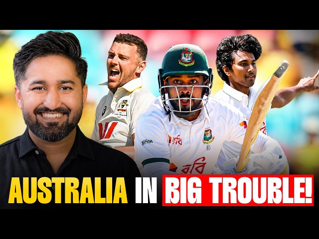 WHAT A DAY FOR BANGLADESH! 🇧🇩 Australia Under Huge Pressure | 1st Test Day 3 | BAN vs AUS 1st TEST |