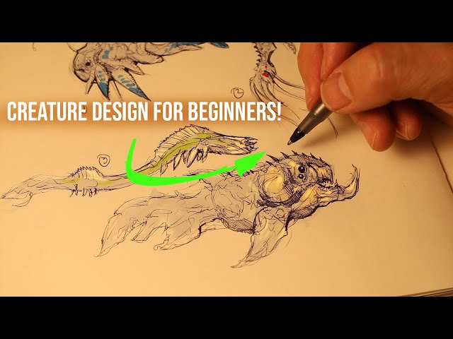 Easy Creature Drawing Tutorial Anyone Can Follow!