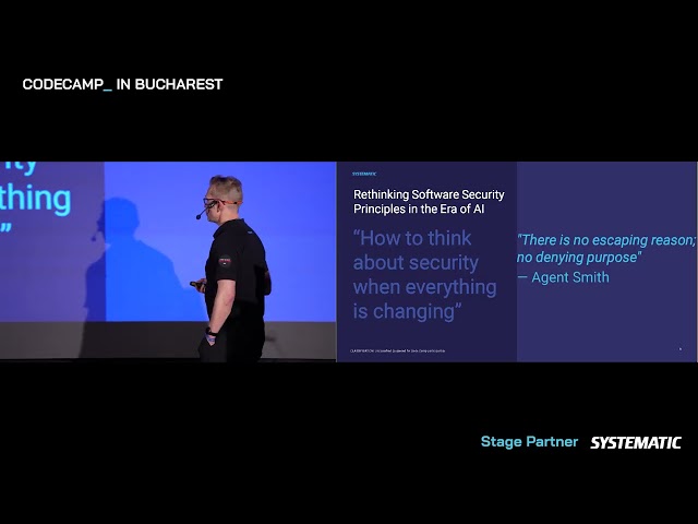 Rethinking Software Security Principles for the AI era, Michael Ustrup