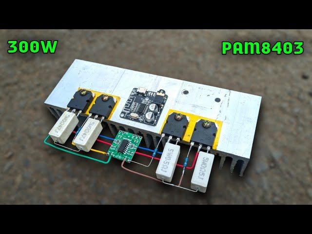 Cheap But Powerful !!! DIY PAM8403 Super Powerful Mini Amplifier | Experiment | Bluetooth 