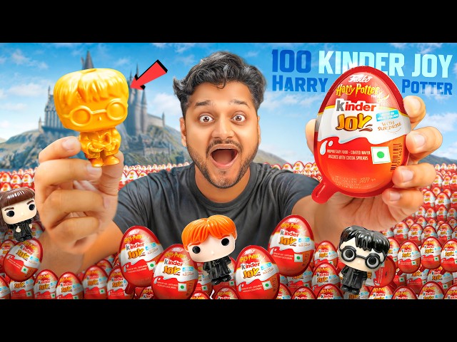 Opening 100 Harry Potter Kinder Joy