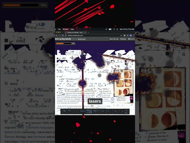 I destroyed my least favorite website in ten seconds 💥