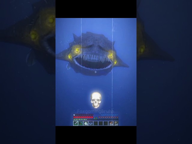 Minecraft sea monster 💀 #minecraft #shorts