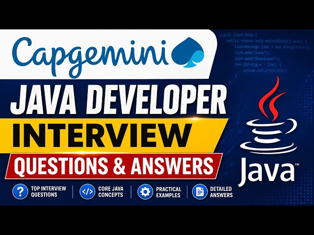 Capgemini Java Developer Interview Questions & Answers