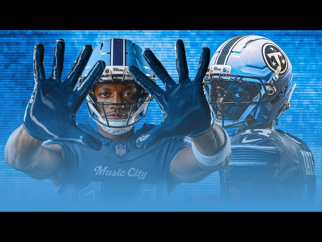 On Set with Carnell Tate | Rivalries Uniform Shoot | Tennessee Titans