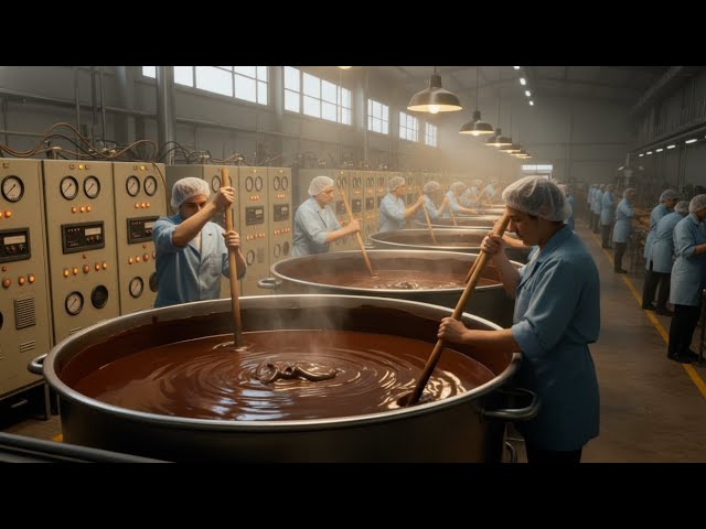 Inside a 1980s Chocolate Factory – Retro Manufacturing Line