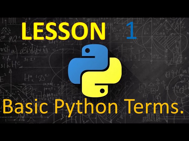 Basic Python Terms
