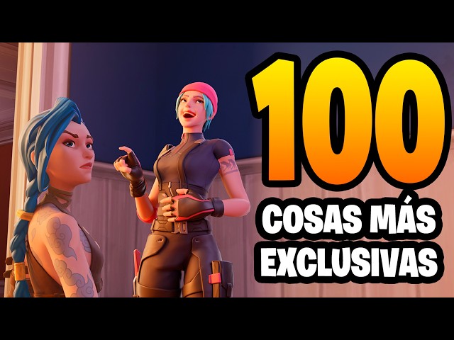 THE 100 MOST EXCLUSIVE THINGS IN FORTNITE