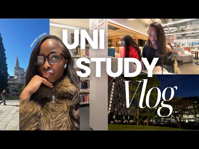 Uni Study VLOG | 📚university, exam week, very productive days, economics student, studying 