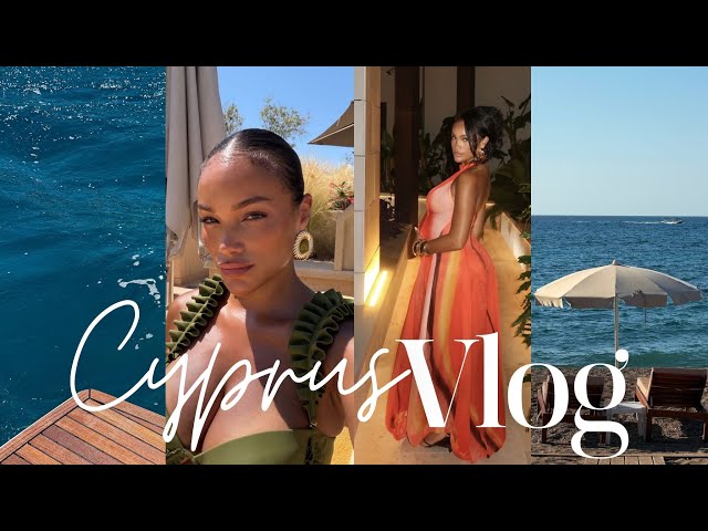 travel vlog! Cyprus + blue lagoon boat day + aphrodites rock + matsuhisa & more! Allyishafce vlog