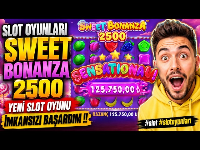 SLOT GAMES | SWEET BONANZA 2500 | NEW SLOT GAME | I DID THE IMPOSSIBLE!! #slot #slotgames