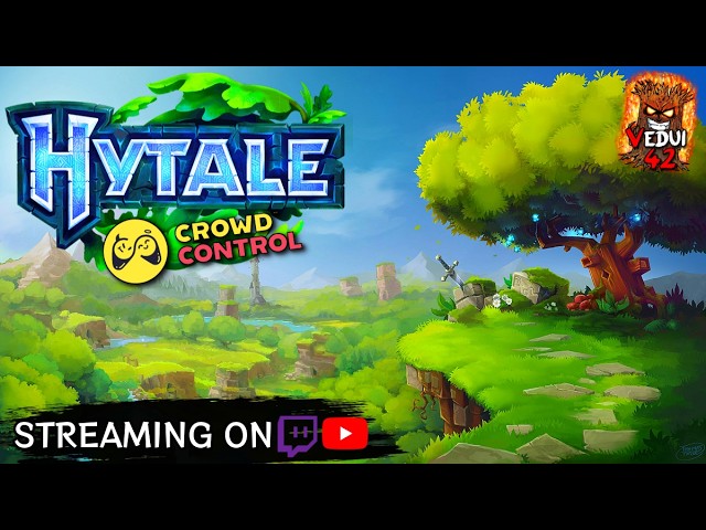 Hytale! A fresh start! With CrowdControl!