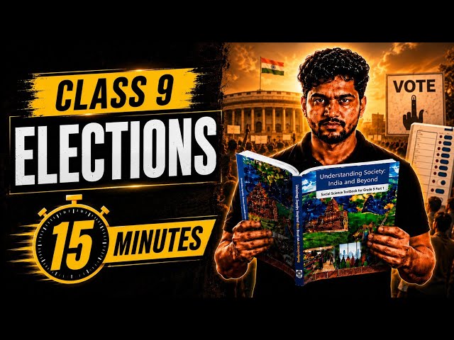 Election in 15 Minutes 🔥 | Class 9 SST Chapter 7  Polity | NEW  NCERT |