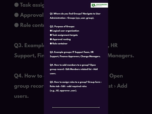 ServiceNow Interview Questions & Answers for Freshers (Basic Level)
