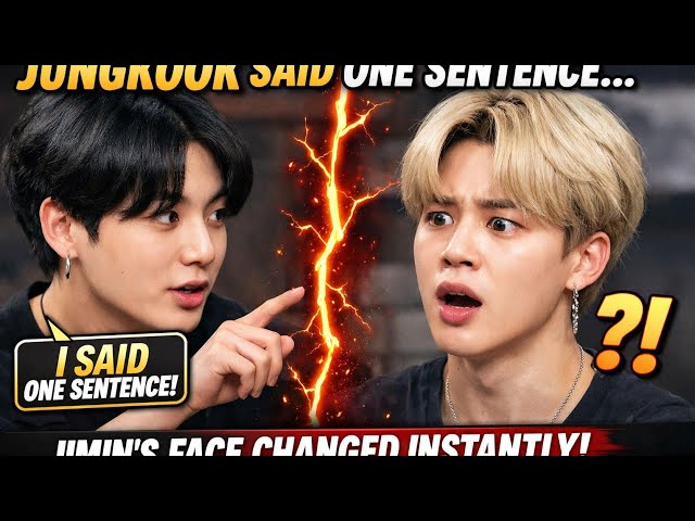 Jungkook Only Said One Sentence - Jimin's Facial Expression Instantly Changed! why?