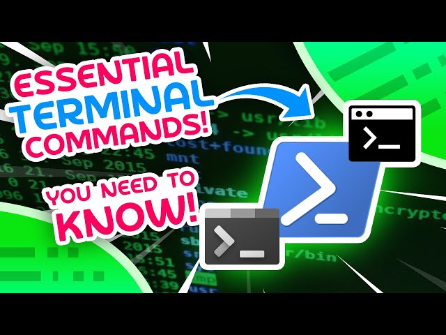 Essential Terminal Commands - As Fast As Possible
