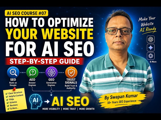 How to Optimize Your Website for AI SEO | Step-by-Step Beginner Guide