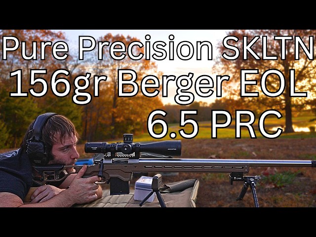 Pure Precision 6.5 PRC Accuracy Testing: 156gr Berger EOL Barrel Break-in with N555, N560, and N565.