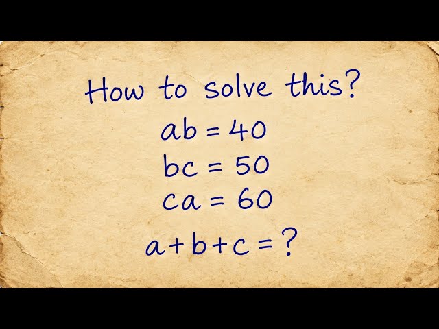 Can You Solve This Math Olympiad Problem// ikfmatics// find value 