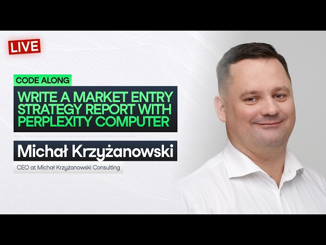 Write a Market Entry Strategy Report with Perplexity Computer