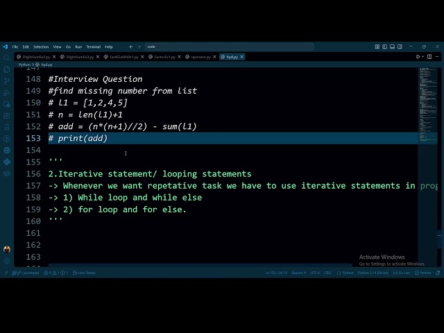 Python Flow Control – Iterative Statements | Loops in Python | मराठीतून Python शिकूया