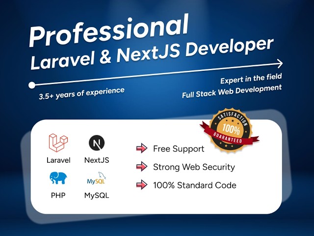 My Intro as a Laravel and Next.js Developer