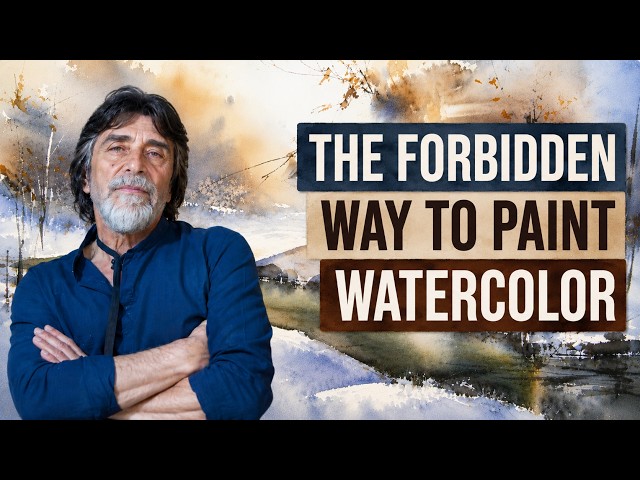 This Watercolor Technique Feels Illegal!