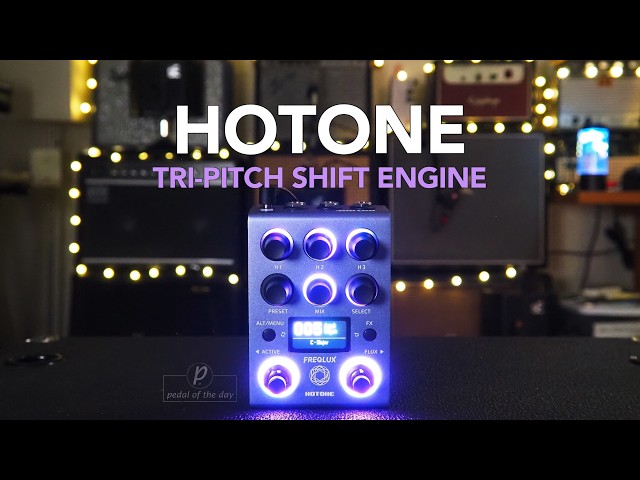 Hotone // NeonGlow Series FreqLux Tri-Pitch Engine (Stereo Demo)
