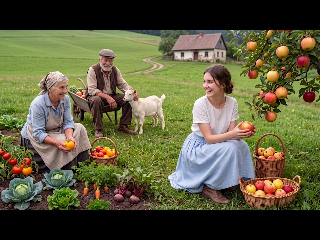 Peaceful Farm Life | Beautiful Harvest Day, Countryside Cooking & Simple Rural Living