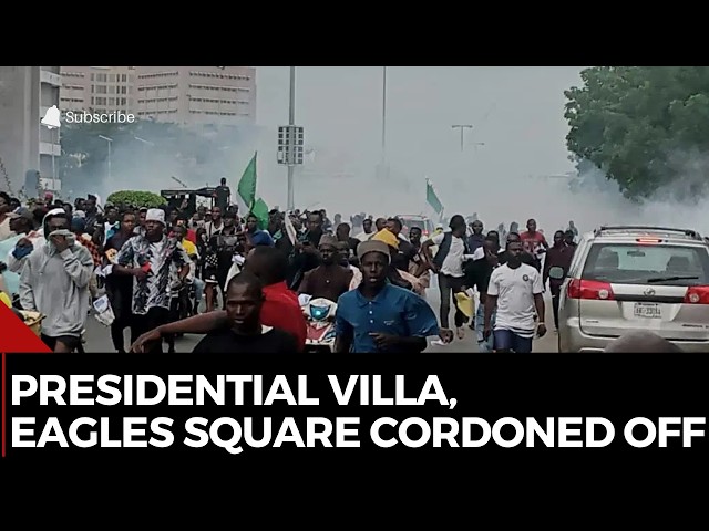 Protesta de "Retirada" bloquea carreteras en Abuja, Villa Presidencial y Plaza de las Águilas aco...