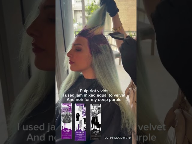 THE GOAL IS ✨#haireducation #colorfulhair #haircolor #lorealppdpartner