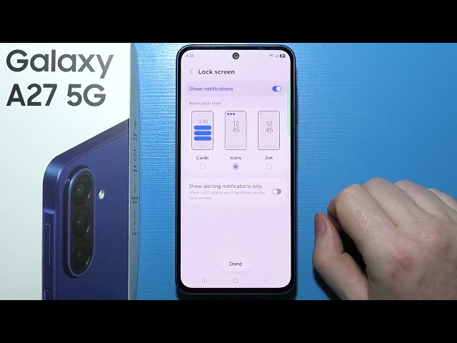 Samsung Galaxy A27 5G: How To Set Up Screen Lock Password