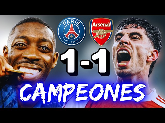 ♫ Canción PSG vs Arsenal 1-1 | Parodia de la final de la Champions League ♫