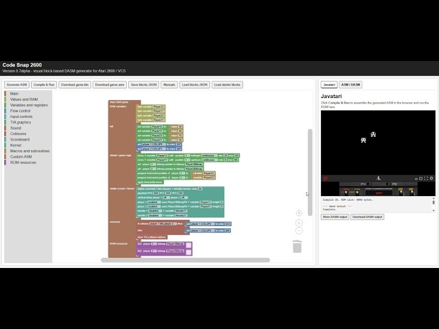 Code Snap 2600 - Tutorial 2