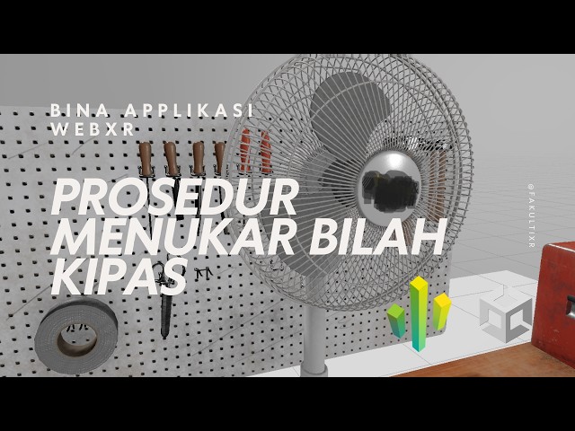 Live Tutorial: Membina Prosedur Menukar Kipas Bilah Menggunakan WebXR + Unity + Needle Engine part 1