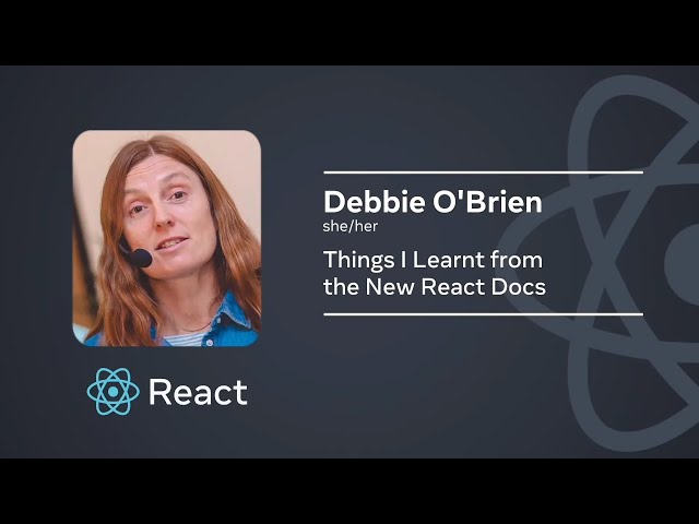 Things I learnt from the new React docs