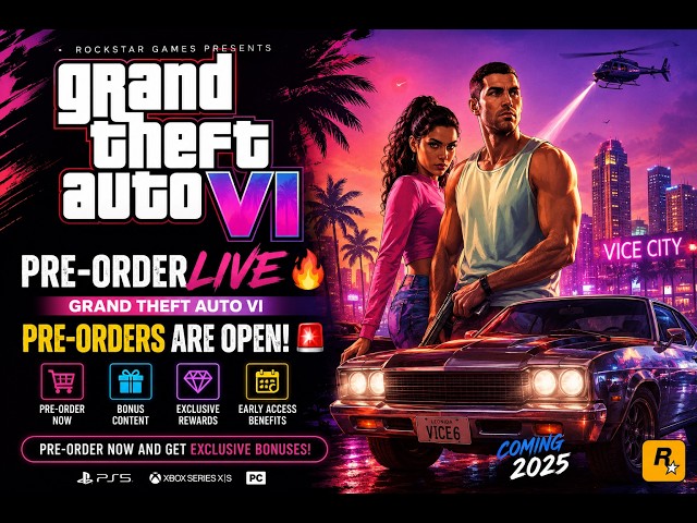 # GTA 6 Pre-Order LIVE 🔥 | Grand Theft Auto VI Pre-Orders Are OPEN! 🚨