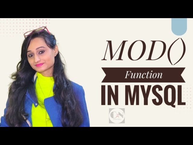 MOD() Function in SQL/MYSQL|| MySQL Tutorial Series|| Code With Neha