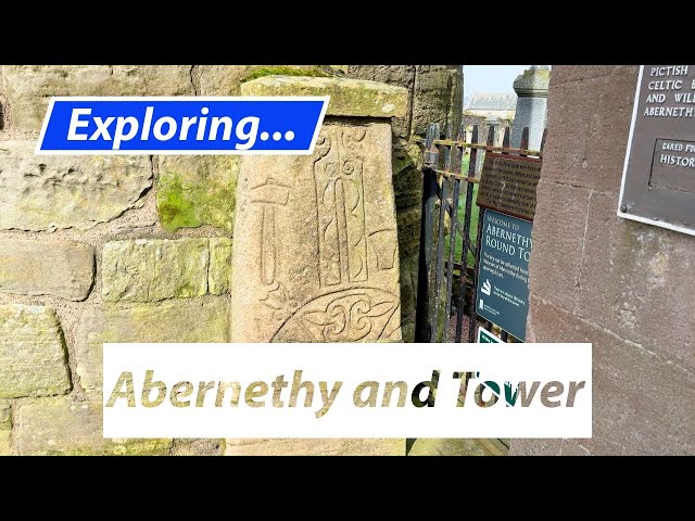 Abernethy Round Tower, Perthshire, Scotland, A Drive Through.