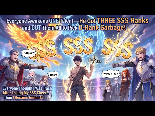 Everyone Awakens ONE Talent—He Got THREE SSS-Ranks and CUT Them All to Pick D-Rank Garbage!