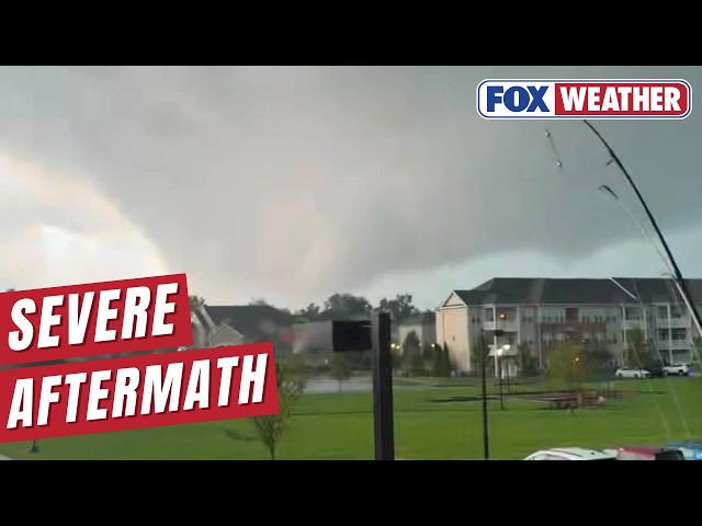 Tornado Rips Through Town Of Dover, Delaware As Severe Weather Slams The Northeast