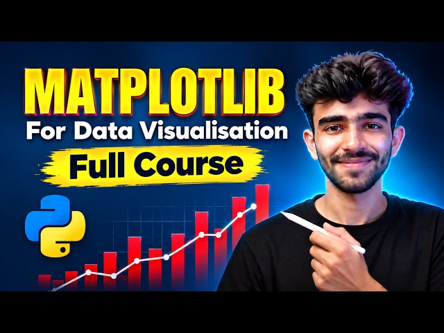 Matplotlib Full Course 🔥 | Complete Data Visualization in Python (Hindi) | 0 to Advanced