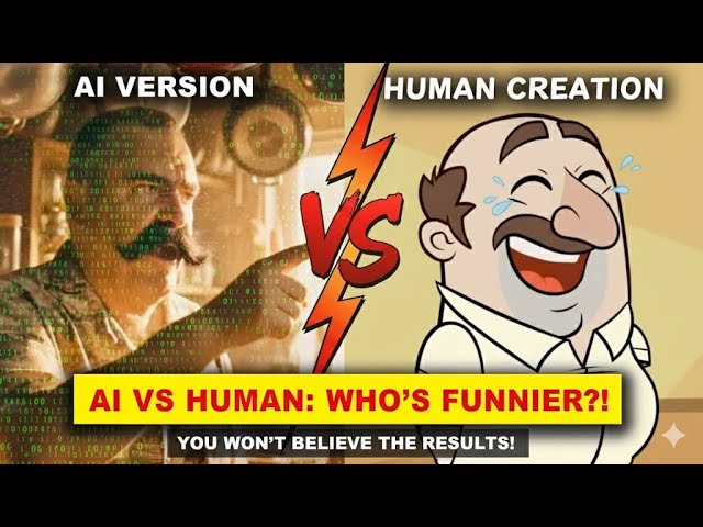 The Ultimate Comedy Battle: Human Animation vs. AI