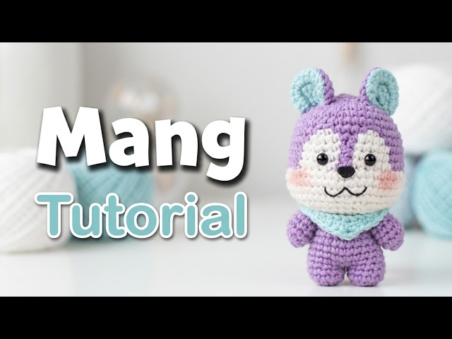 Tutorial: Cómo tejer un adorable amigurumi de Mang de los BT21, en su versión ardilla.