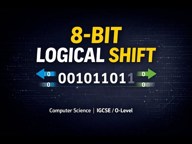 Logical Shift LSL & LSR in 8-Bit Binary | Computer Science 0478 | 2210 | 9618