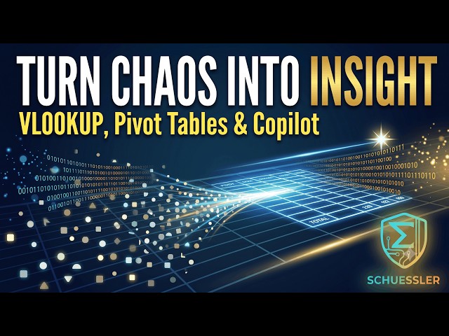 Advanced Excel Explained: VLOOKUP, Pivot Tables, What-If Analysis & Copilot | Ep. 24