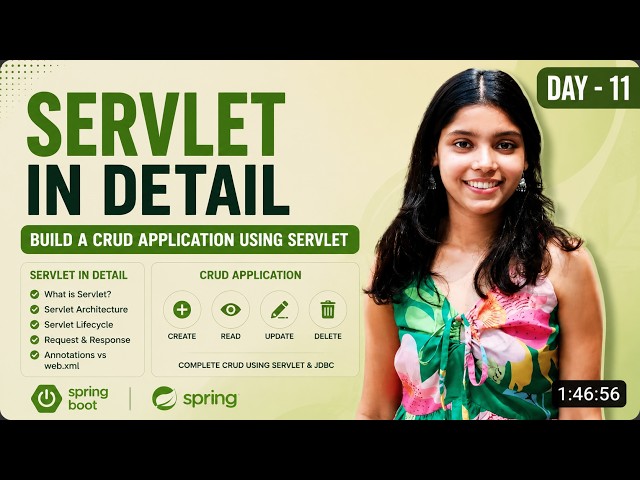 Complete Servlet Tutorial | CRUD Project  External Tomcat Deployment | Java Web Development | day 11