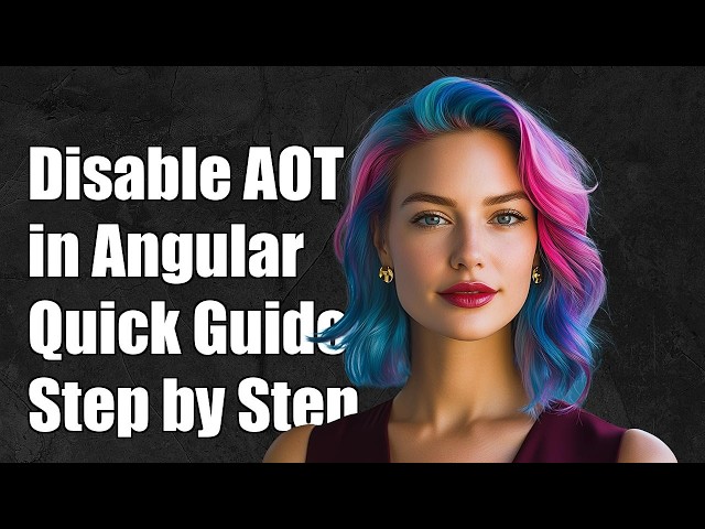 How can I disable AOT in angular2?