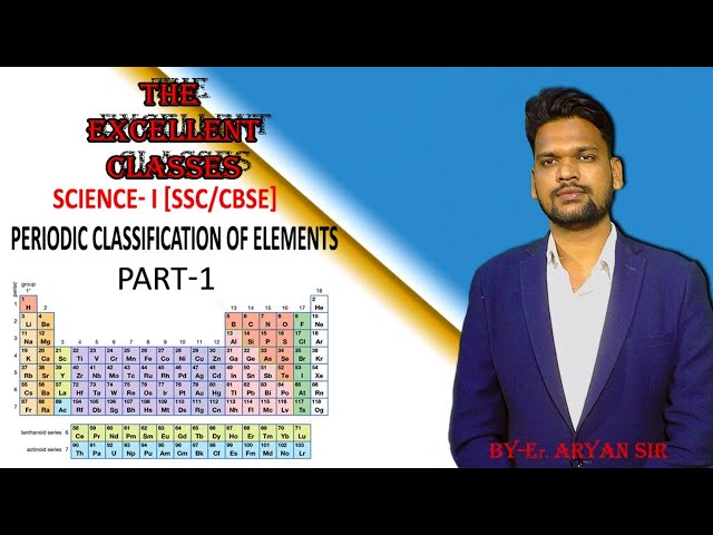 science-i periodic classification of elements